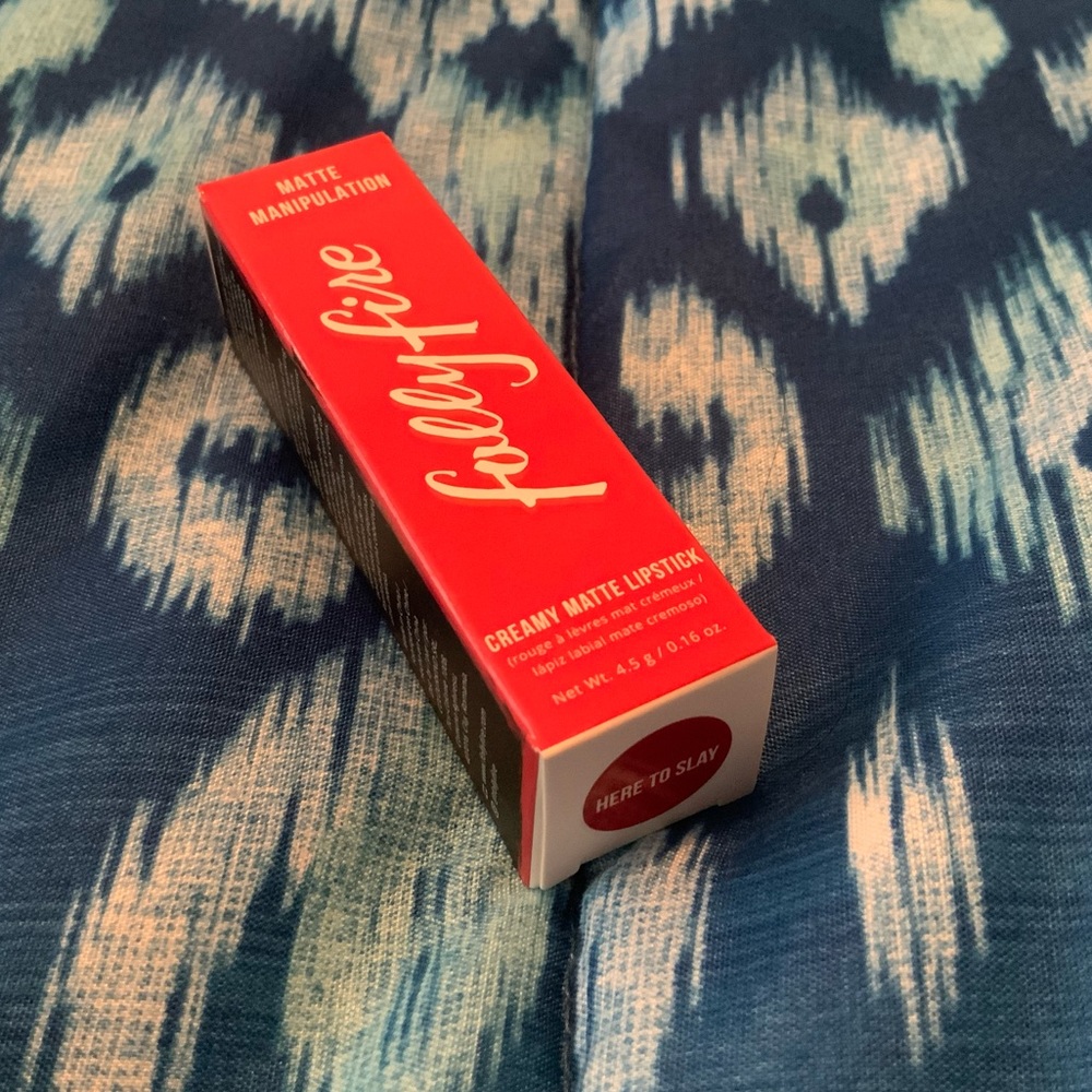 Folly fire matte lipstick
